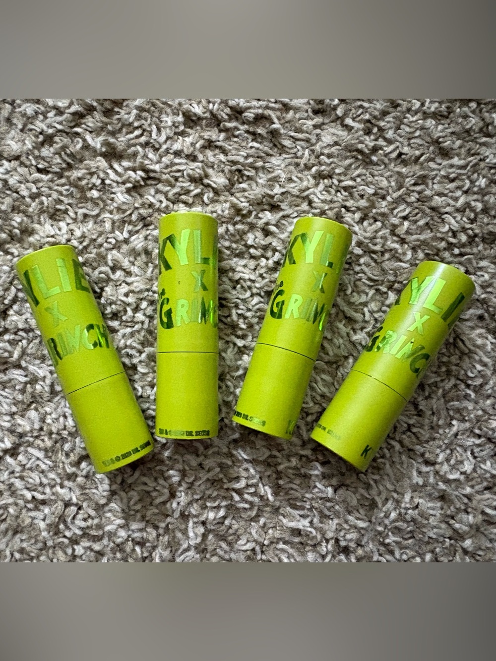Kylie x Grinch lipsticks - pack of 4